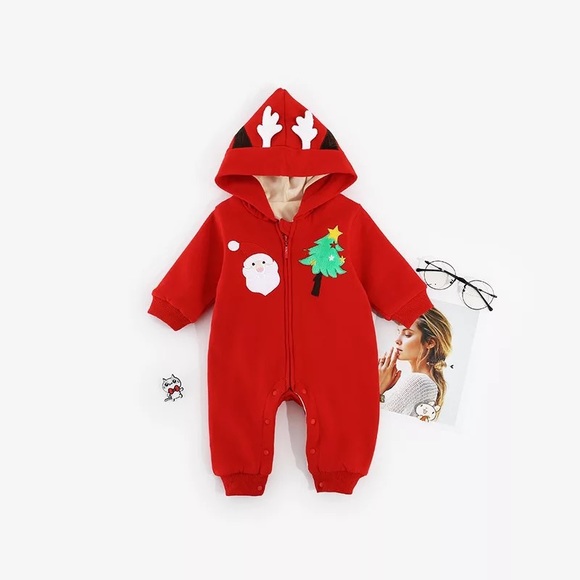 newborn christmas romper